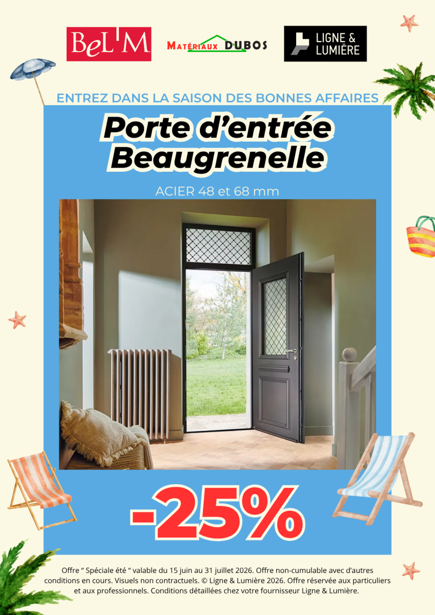 Installer une porte d’entrée BEL'M sur le NEUBOURG
