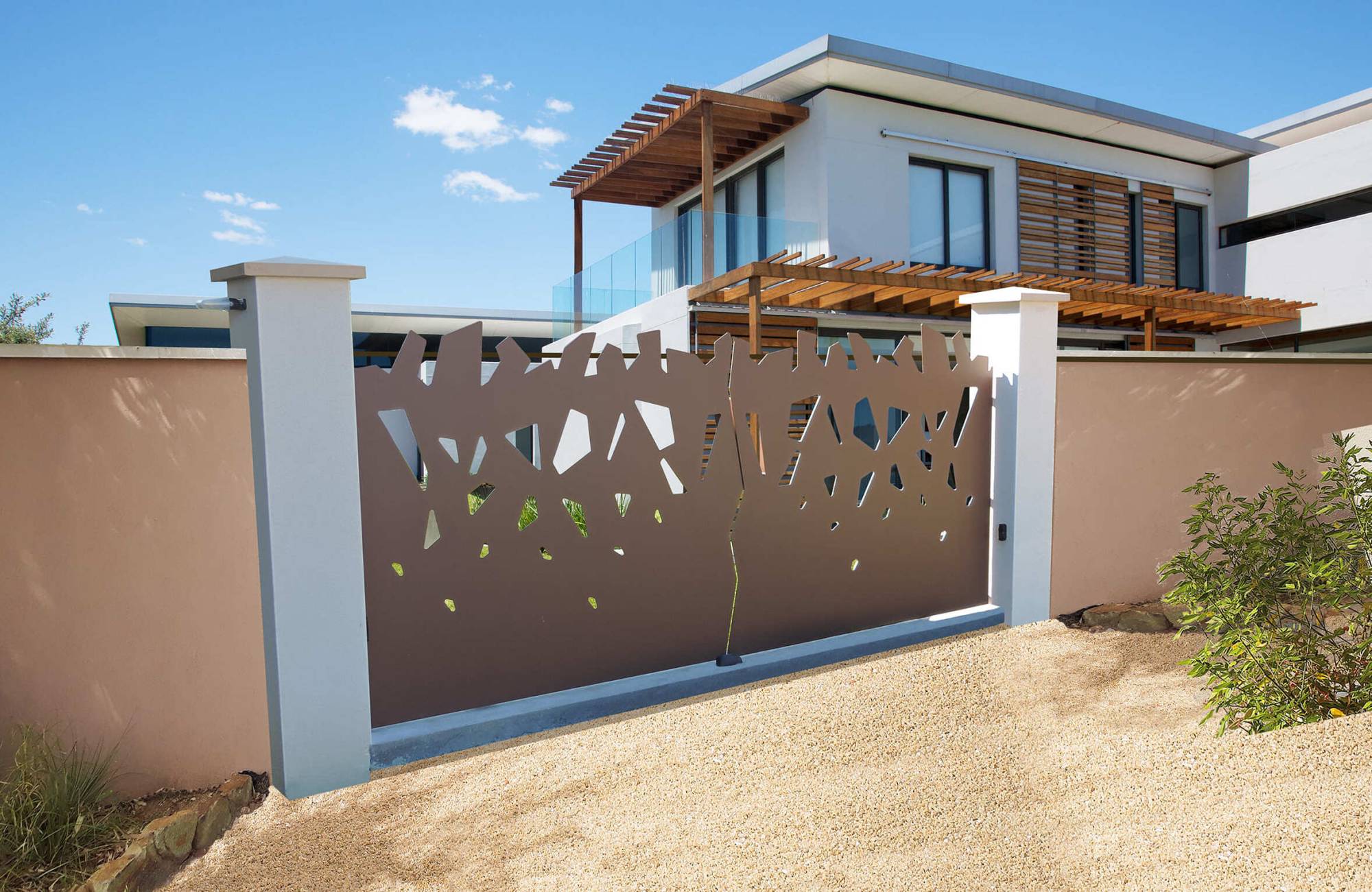 Aménagement extérieur - portail - garde corps - Matériaux Dubos 