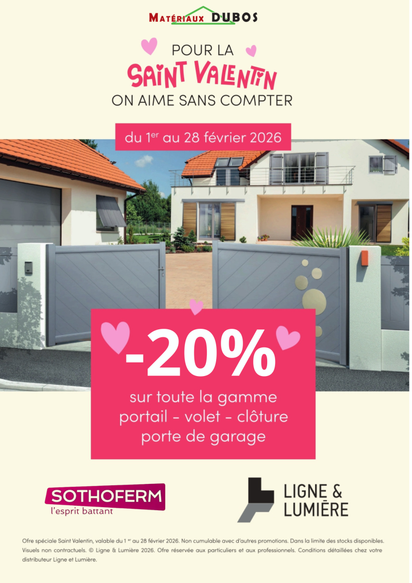 MATÉRIAUX DUBOS - Offre Ligne et Lumière Février 2026 