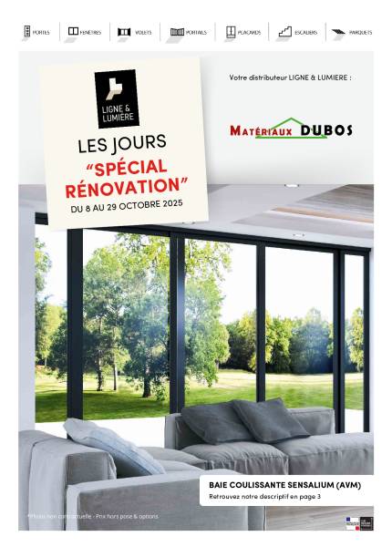 JUSQU'À 30% DE REMISE PENDANT LES JOURS SPÉCIAL RÉNOVATION